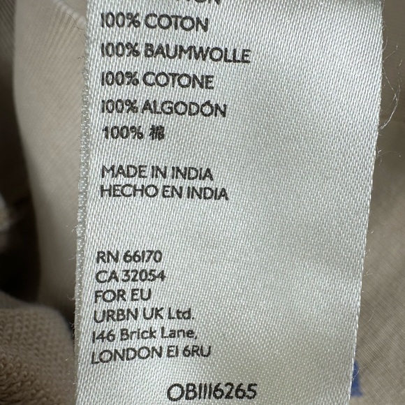 Anthropologie Maeve Cream Highland Park Championship Sweatshirt XS - Picture 5 of 5